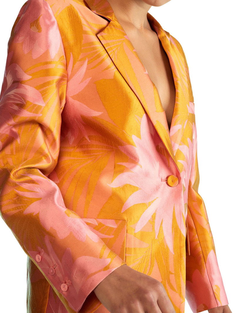 Women's Harper Jacquard Two-Button Blazer - Sorbet 4