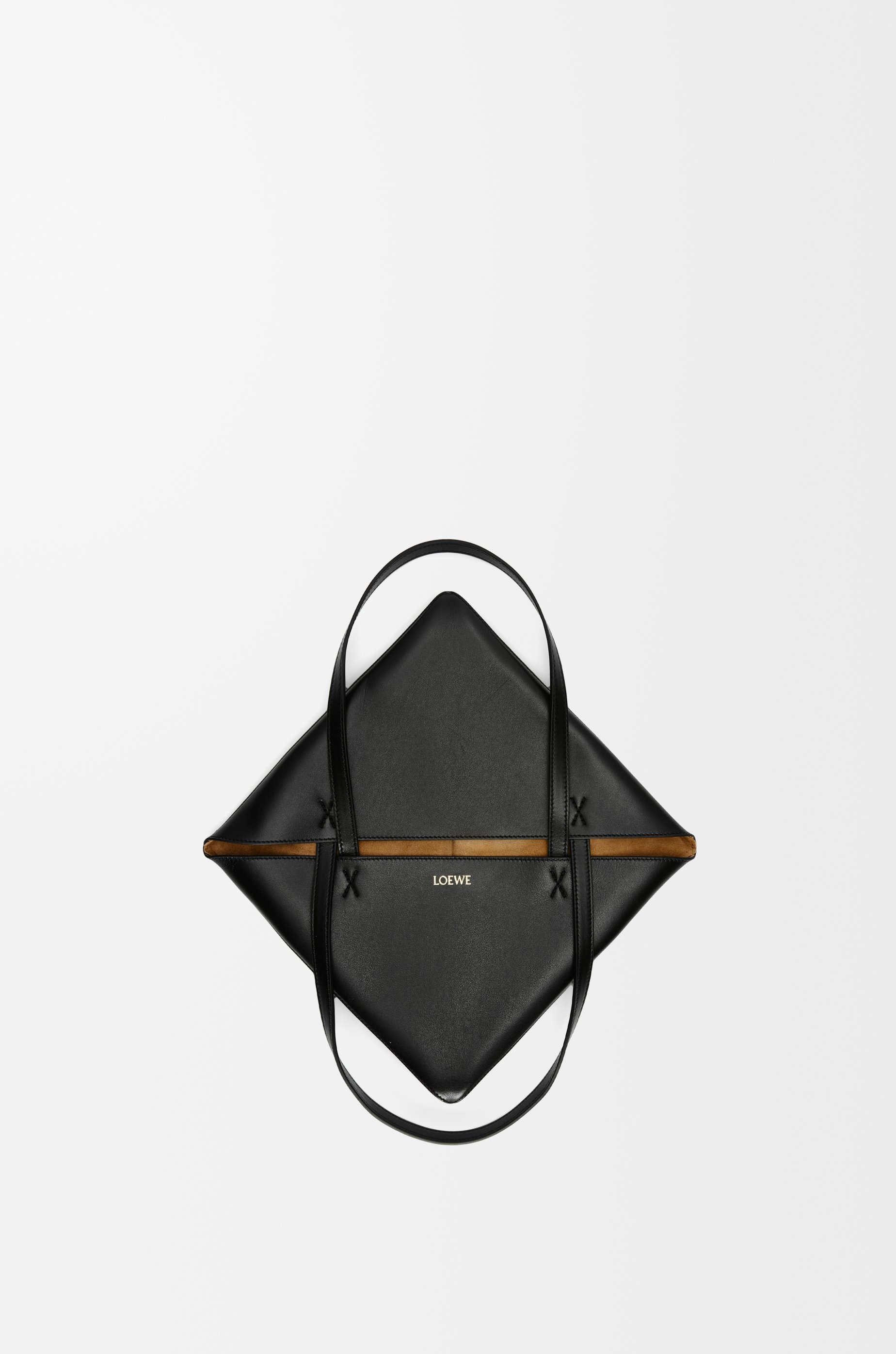 Puzzle Fold Tote in shiny calfskin - 8