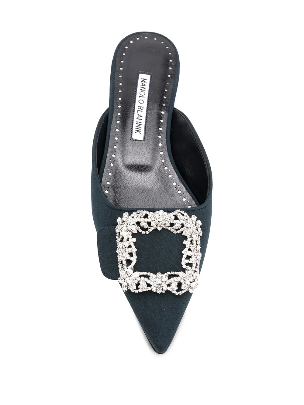 Maysale jewel buckle mules - 4