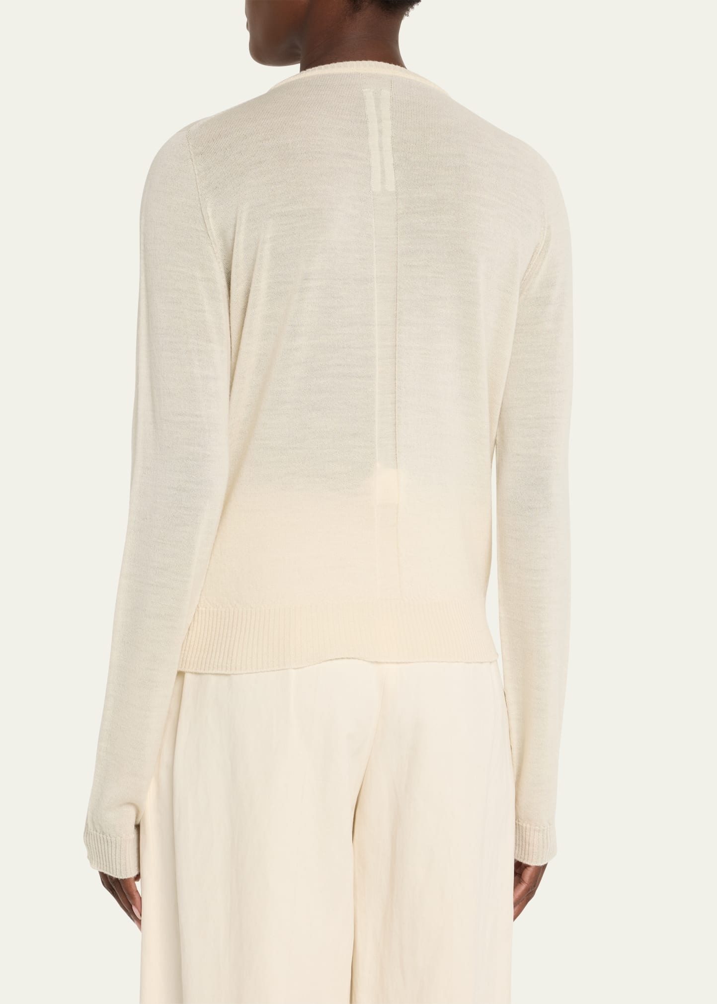Biker Level Knit Wool Sweater - 3