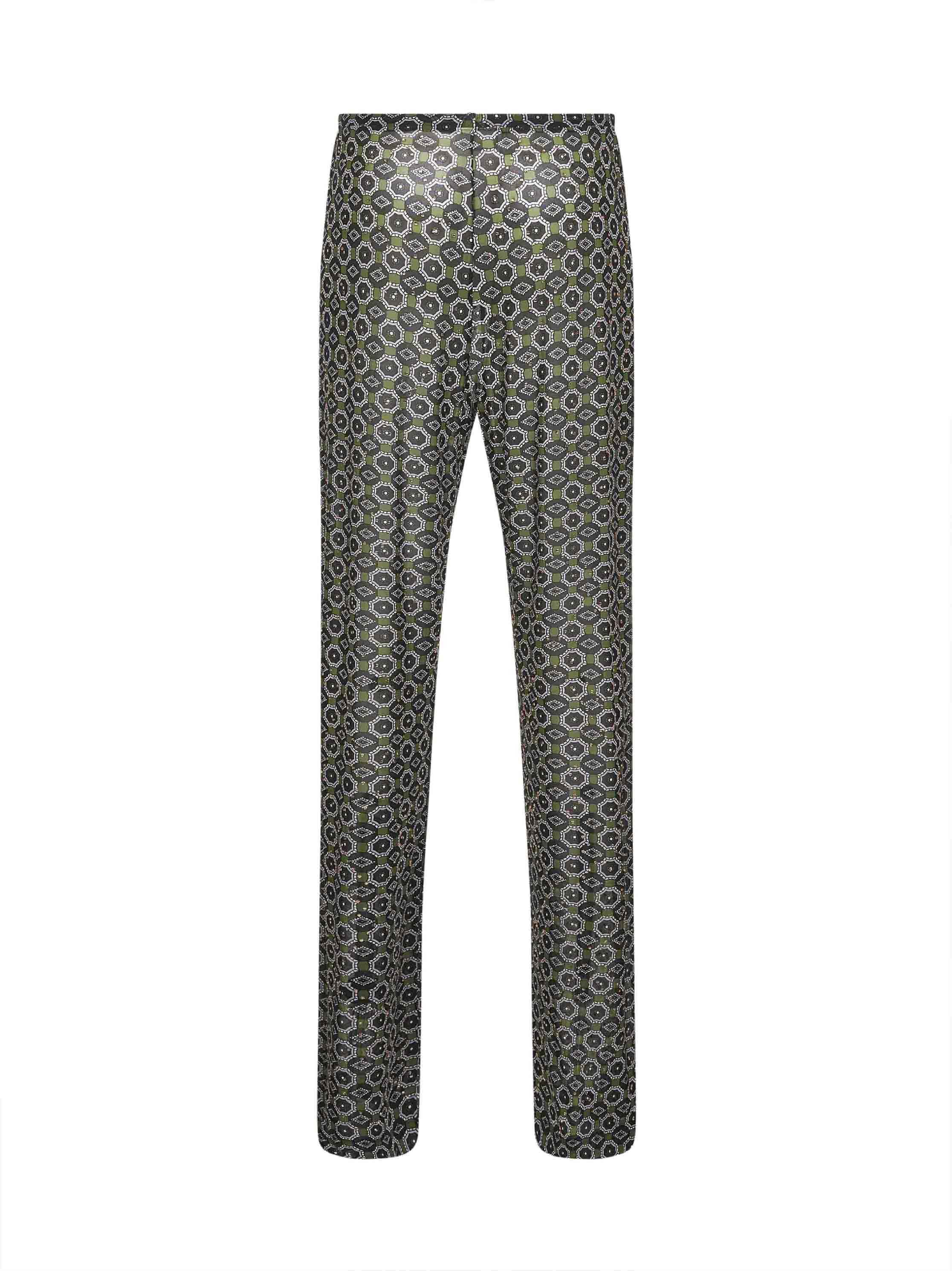 Embellished jersey pants - 2