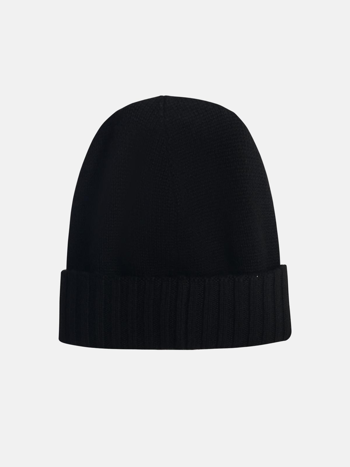 WHITE CASHMERE BEANIE - 2