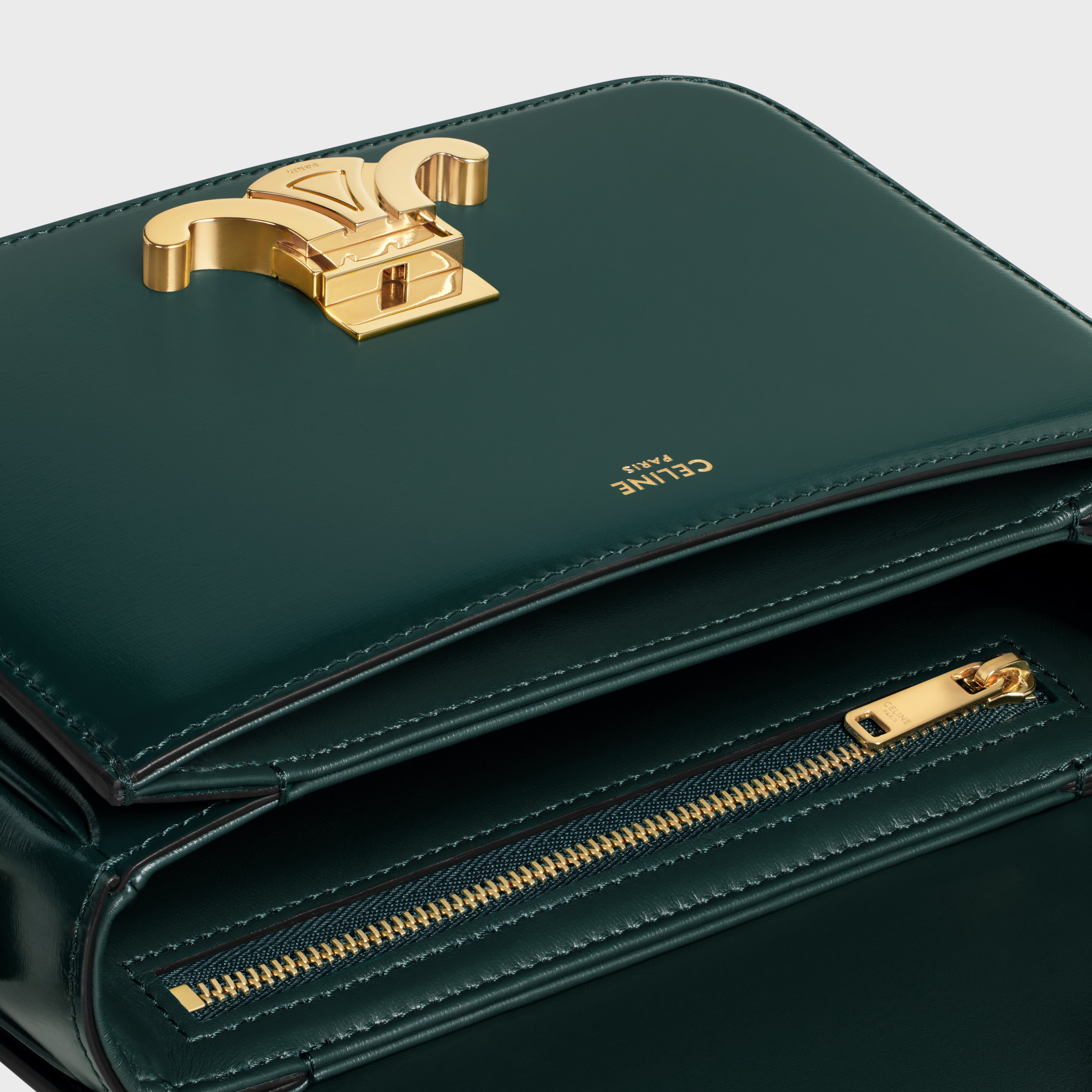 Teen Triomphe Bag in shiny calfskin - 4
