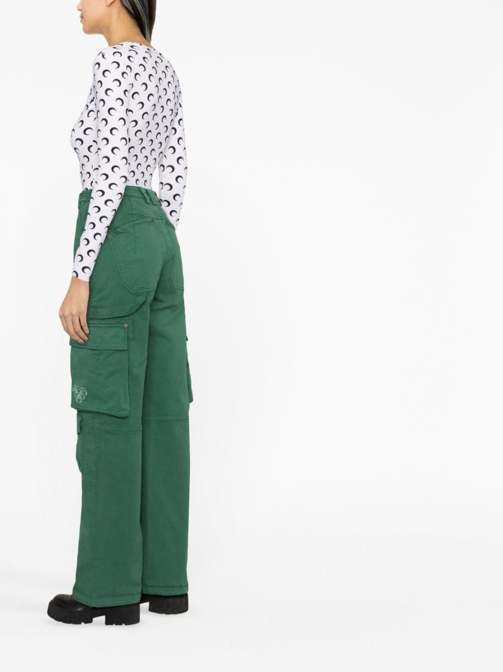Crescent Moon-print top - 3