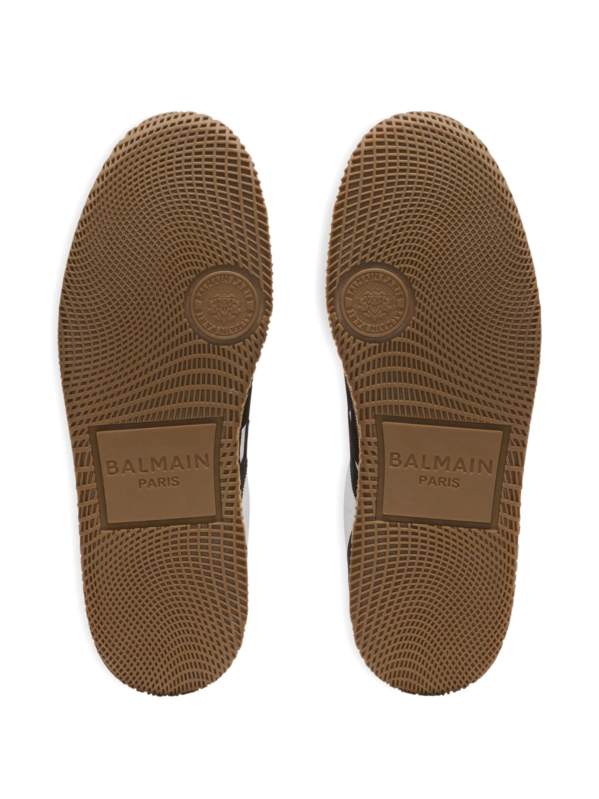 Balmain Swan Suede-leather Logo Sneakers - 5