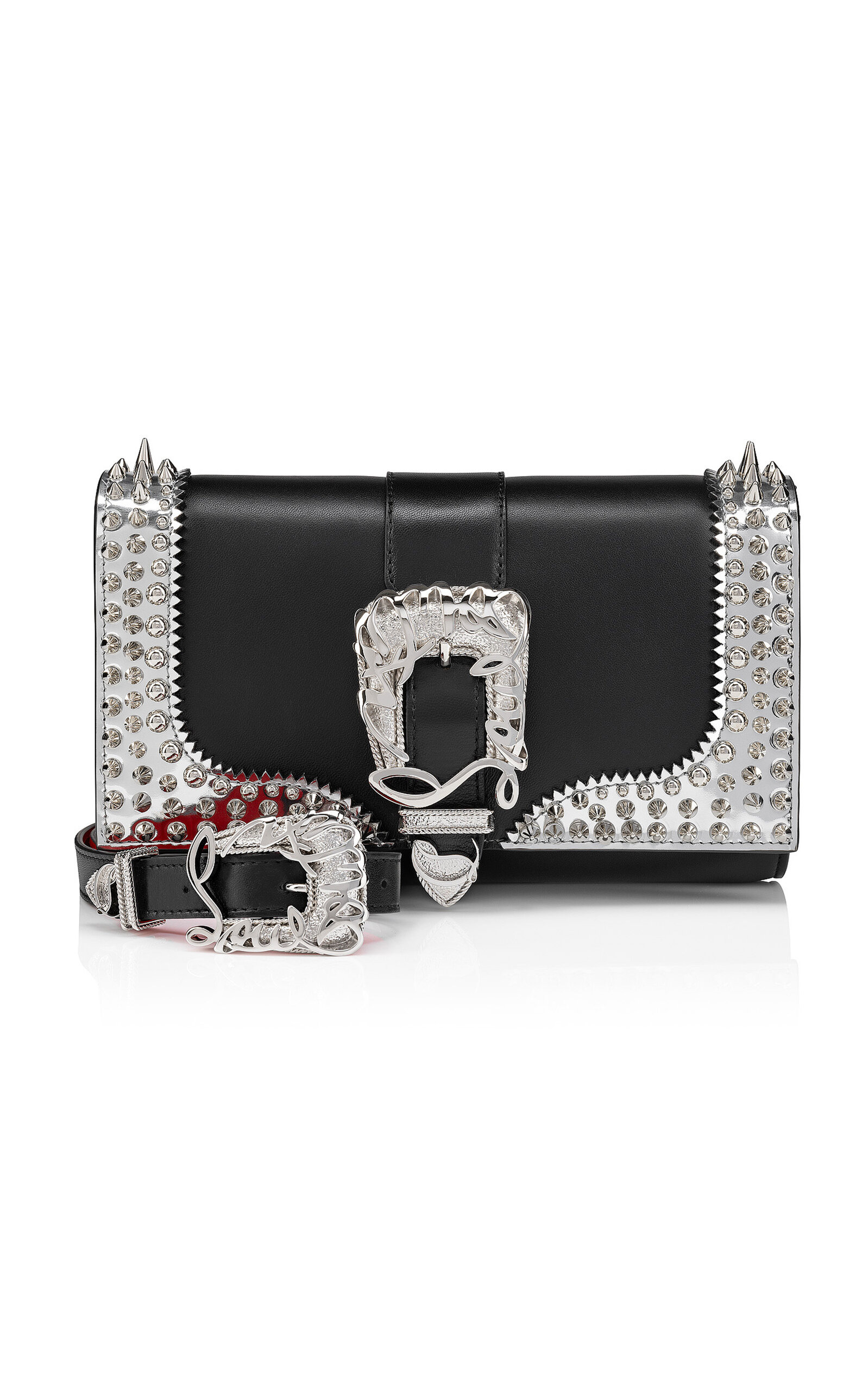 Paloma Embellished Leather Bag black - 5
