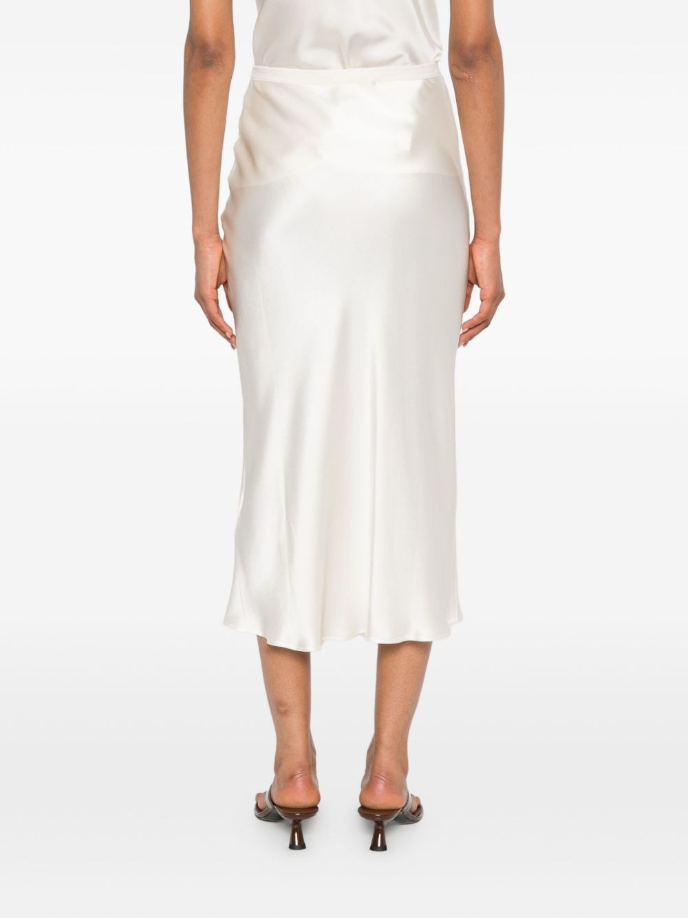 silk high-rise skirt - 4