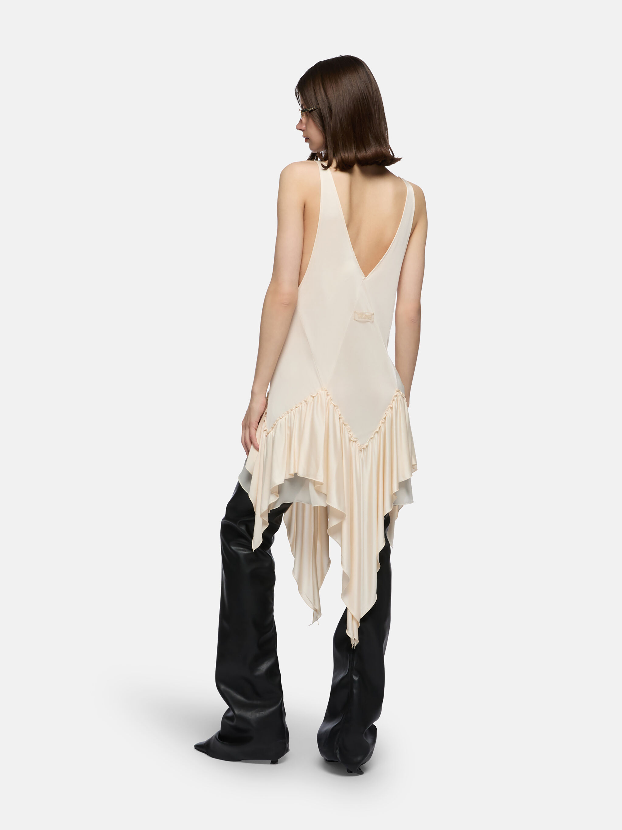 IVORY MINI DRESS - 3