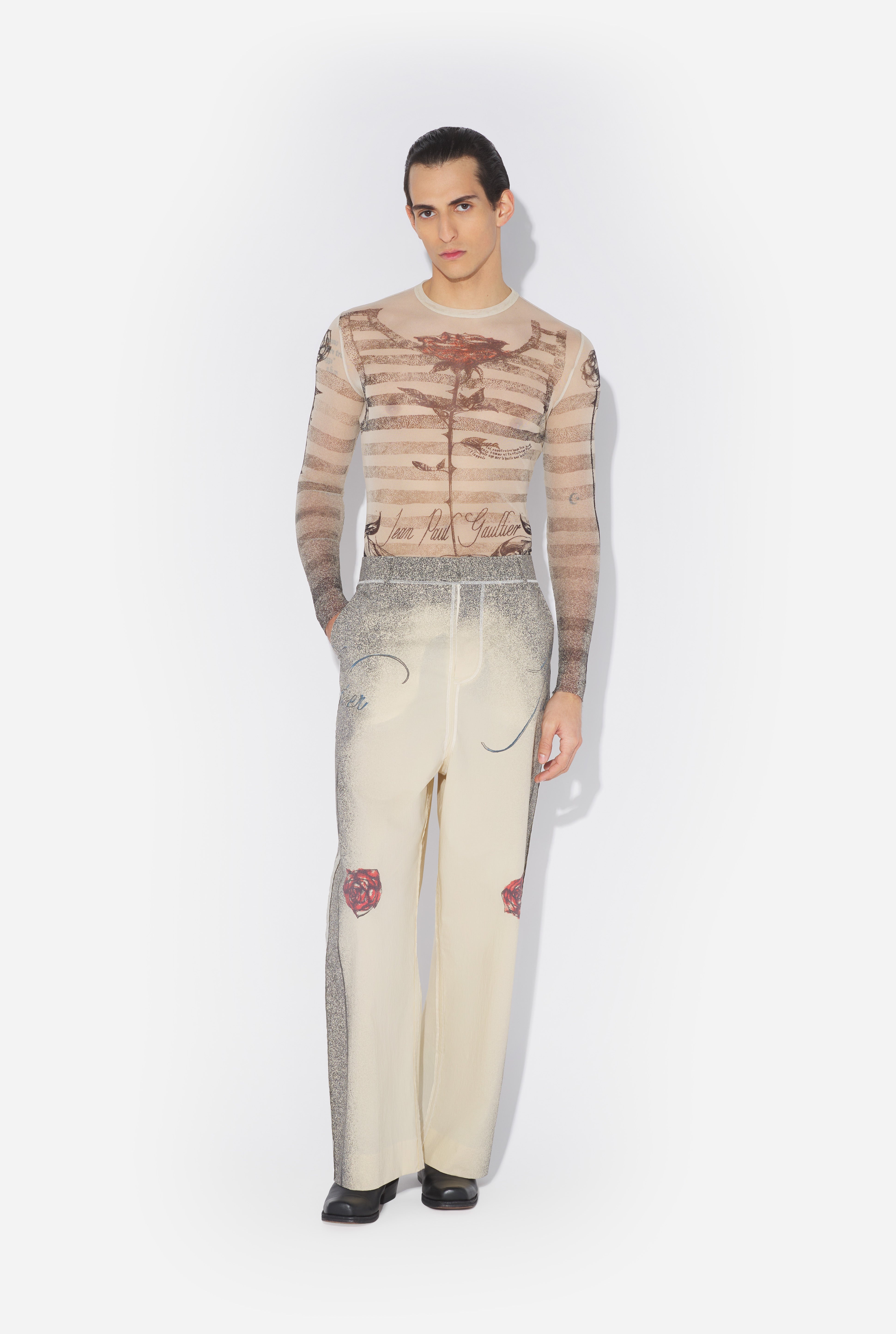 THE MULTI-TATTOO SUIT PANTS - 5
