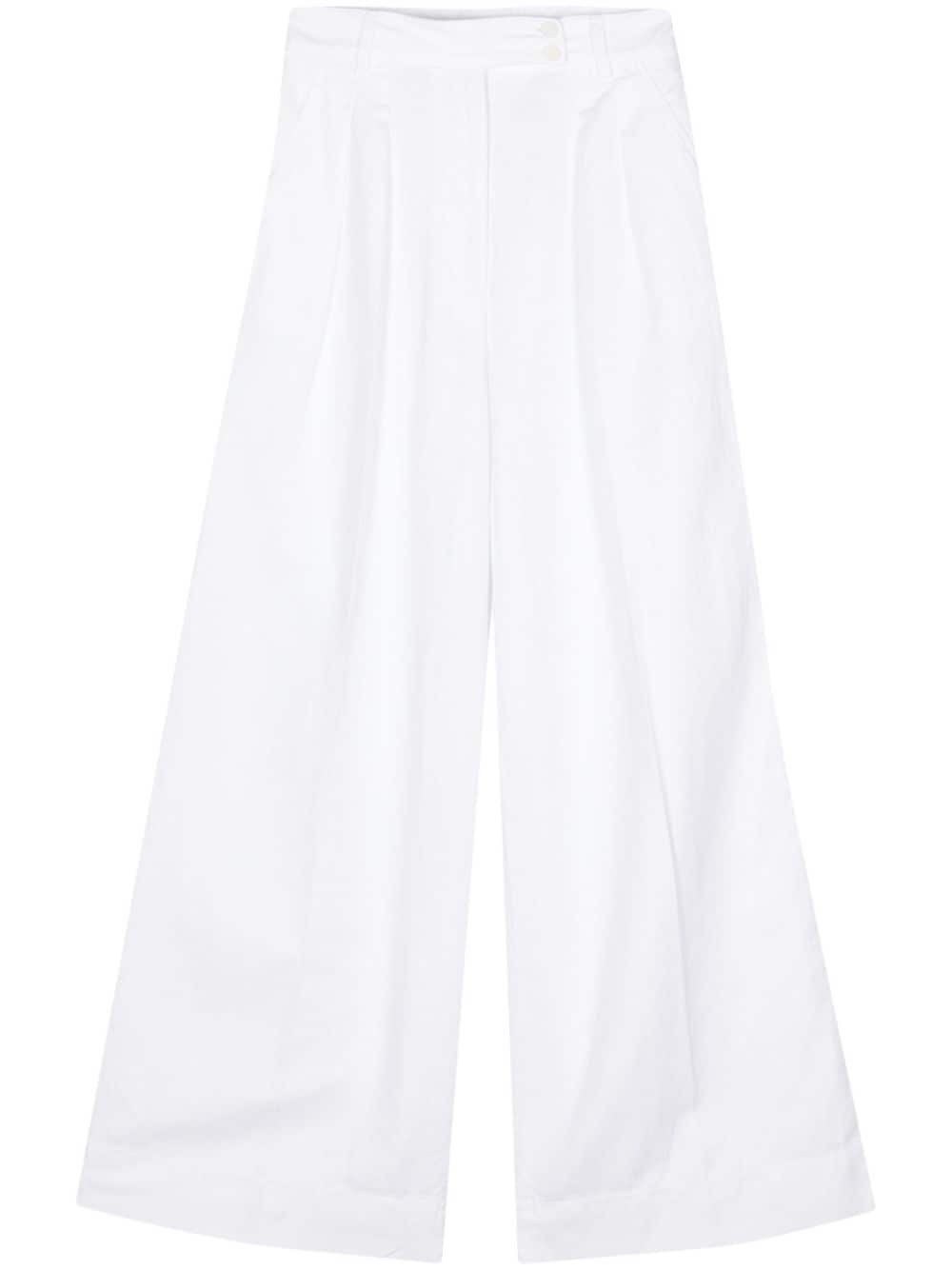 high-waist palazzo pants - 1