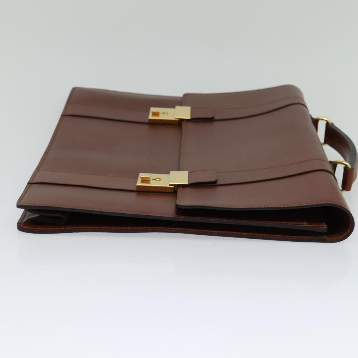 CELINE Business Bag Leather Brown - 4