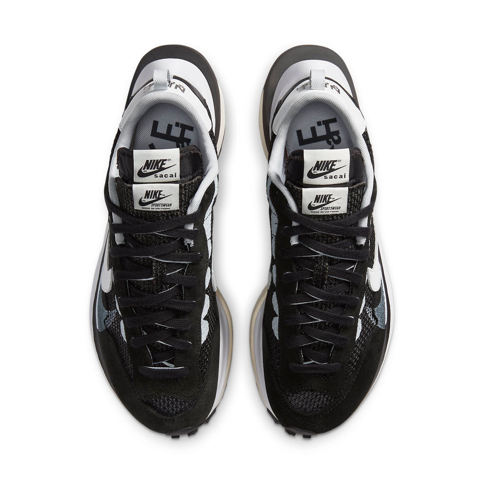Nike sacai x VaporWaffle 'Black White' CV1363-001 - 4