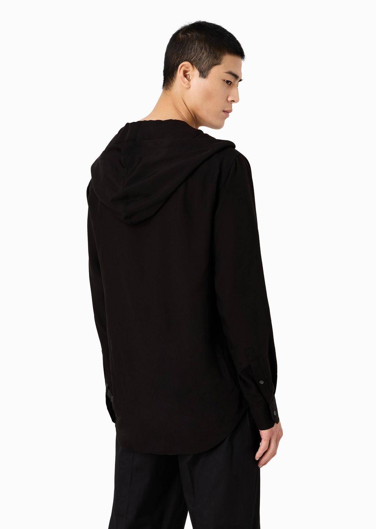 ASV Lyocell comfort-fit hooded shirt - 3