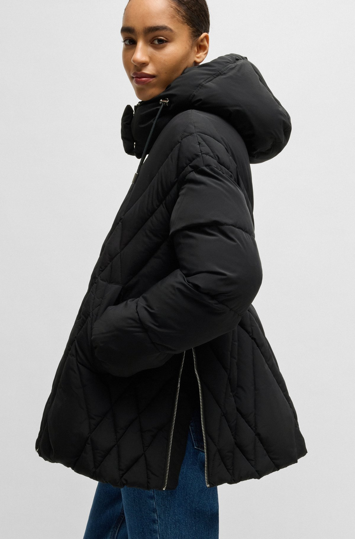 WATER-REPELLENT JACKET WITH SEASONAL QUILTING - 6