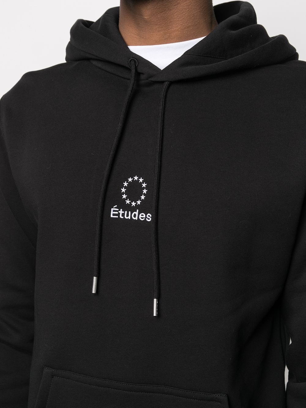 logo organic cotton hoodie - 5