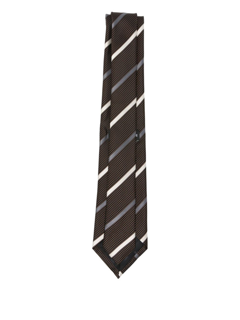 EMPORIO ARMANI striped tie outlook