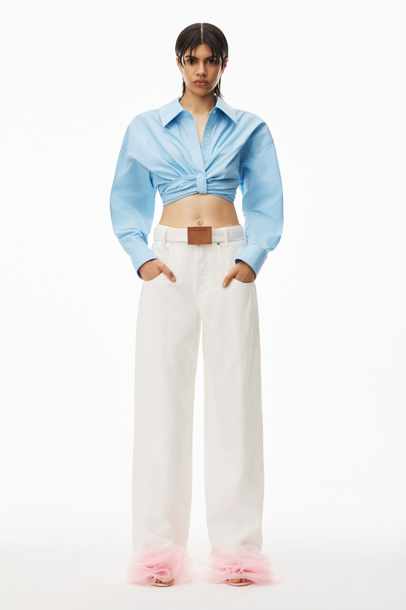 Alexander Wang POM 105 SLINGBACK IN MESH/SATIN outlook