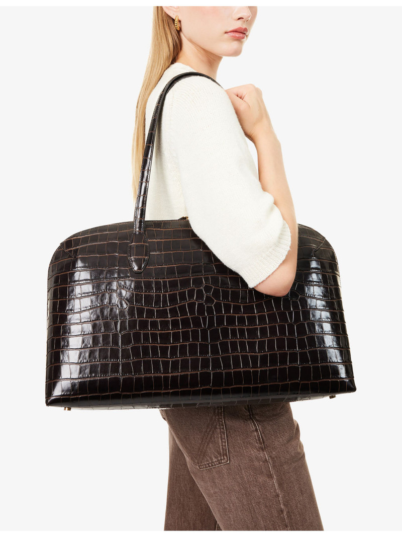Totême Day Large Leather Tote Bag outlook