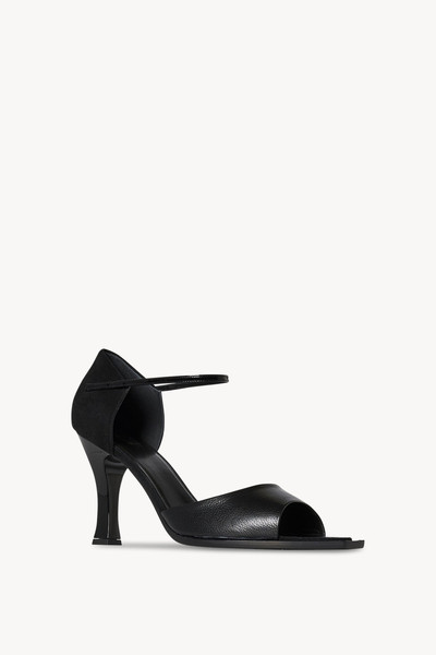 The Row MJ Heel Sandal in Leather outlook