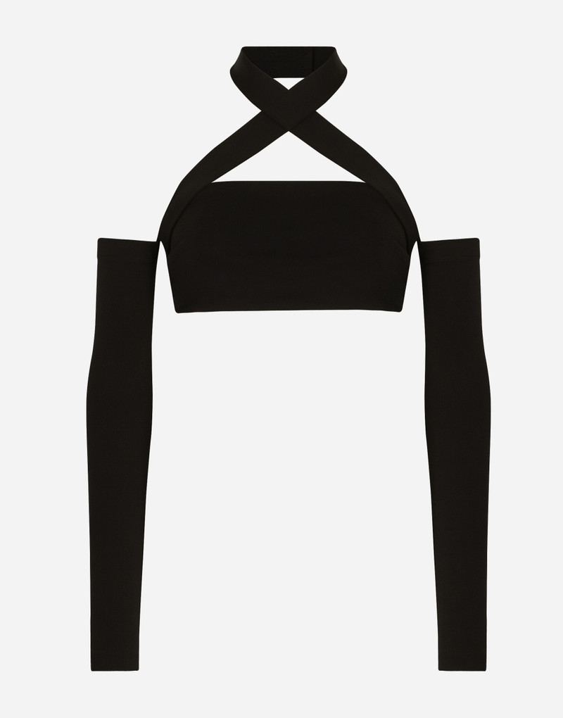 Viscose top with sleeve details 1