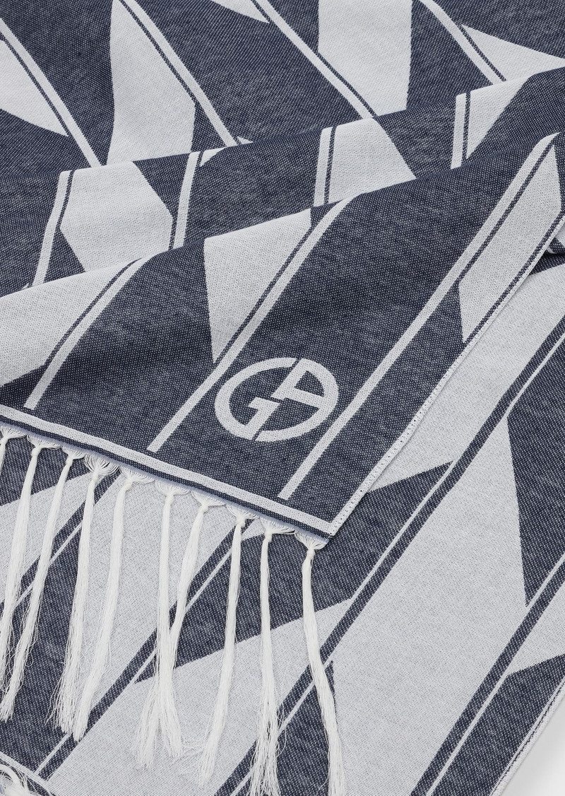 Jacquard cotton beach towel 3