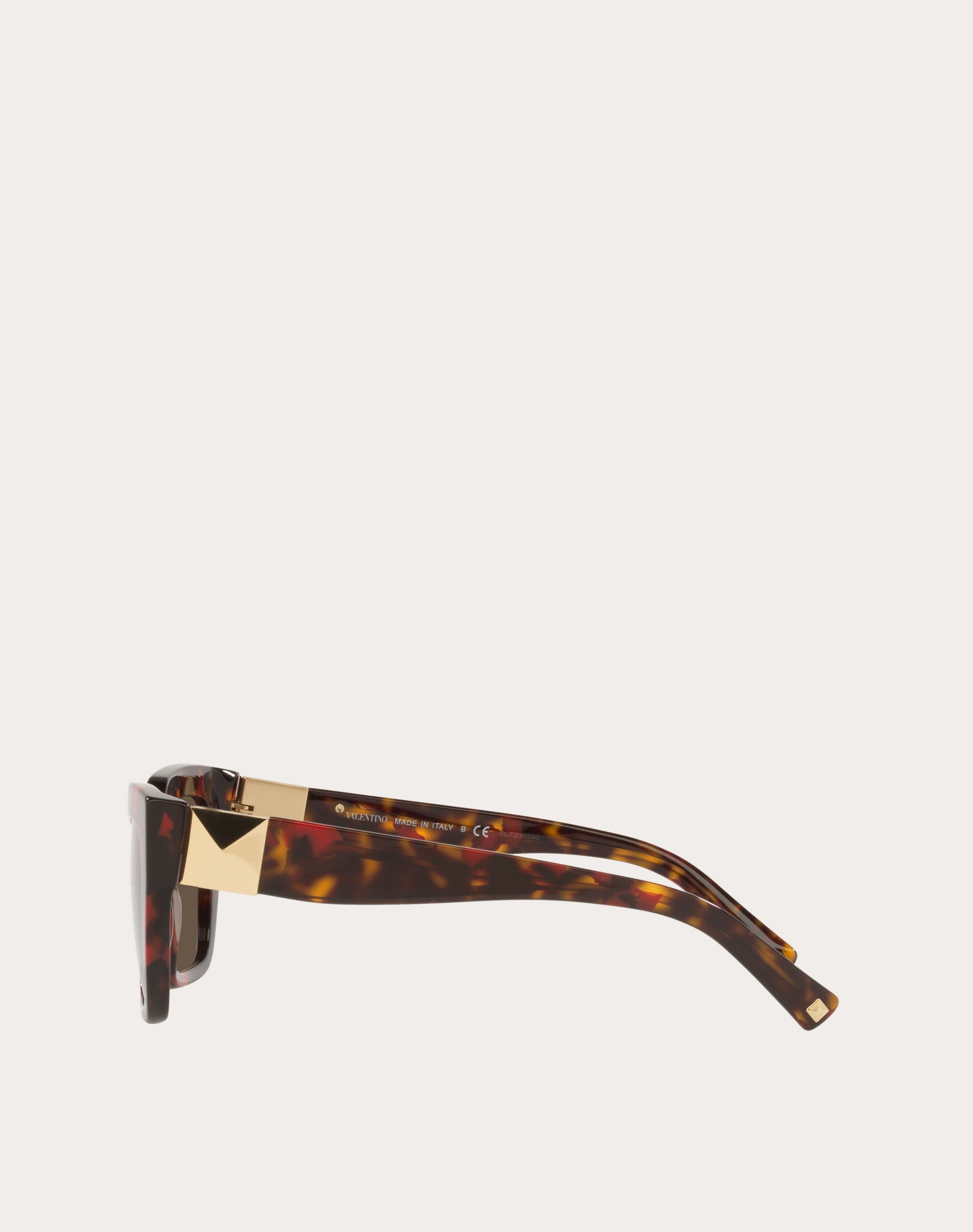 SQUARED ACETATE FRAME ROMAN STUD - 3
