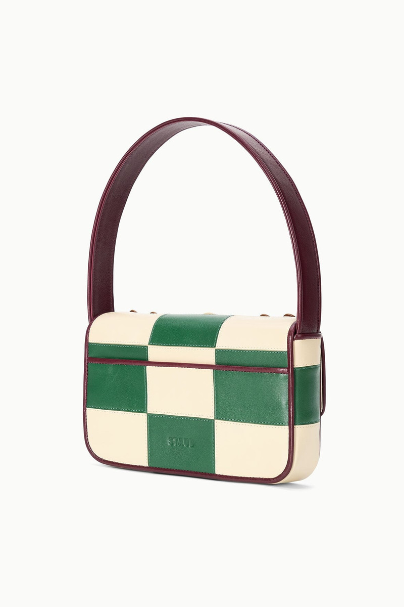 STAUD TOMMY LEATHER BAG TIC TAC TOE 5