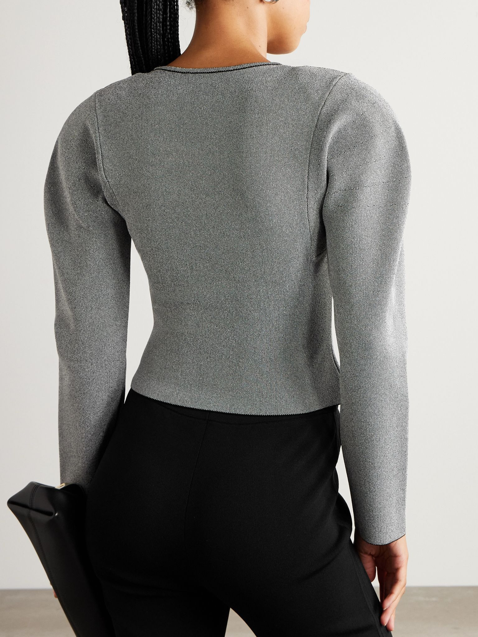 Sera knitted cardigan Gray - 3