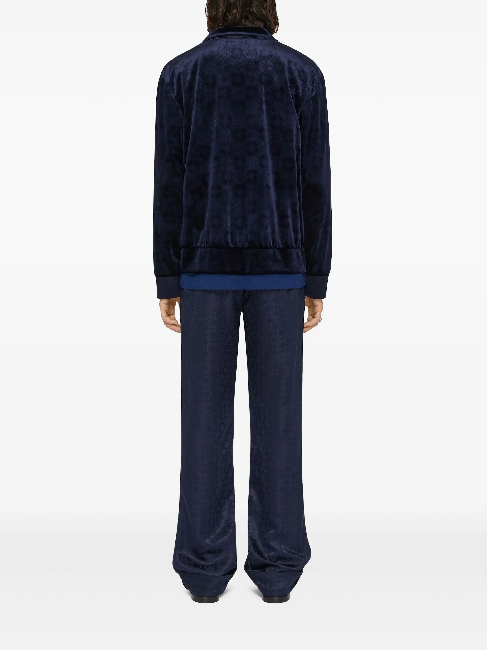 MONOGRAM 72 VELVET CARDIGAN - 3