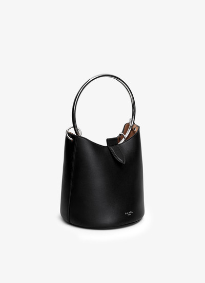 Alaïa RING MEDIUM BUCKET BAG IN CALFSKIN outlook