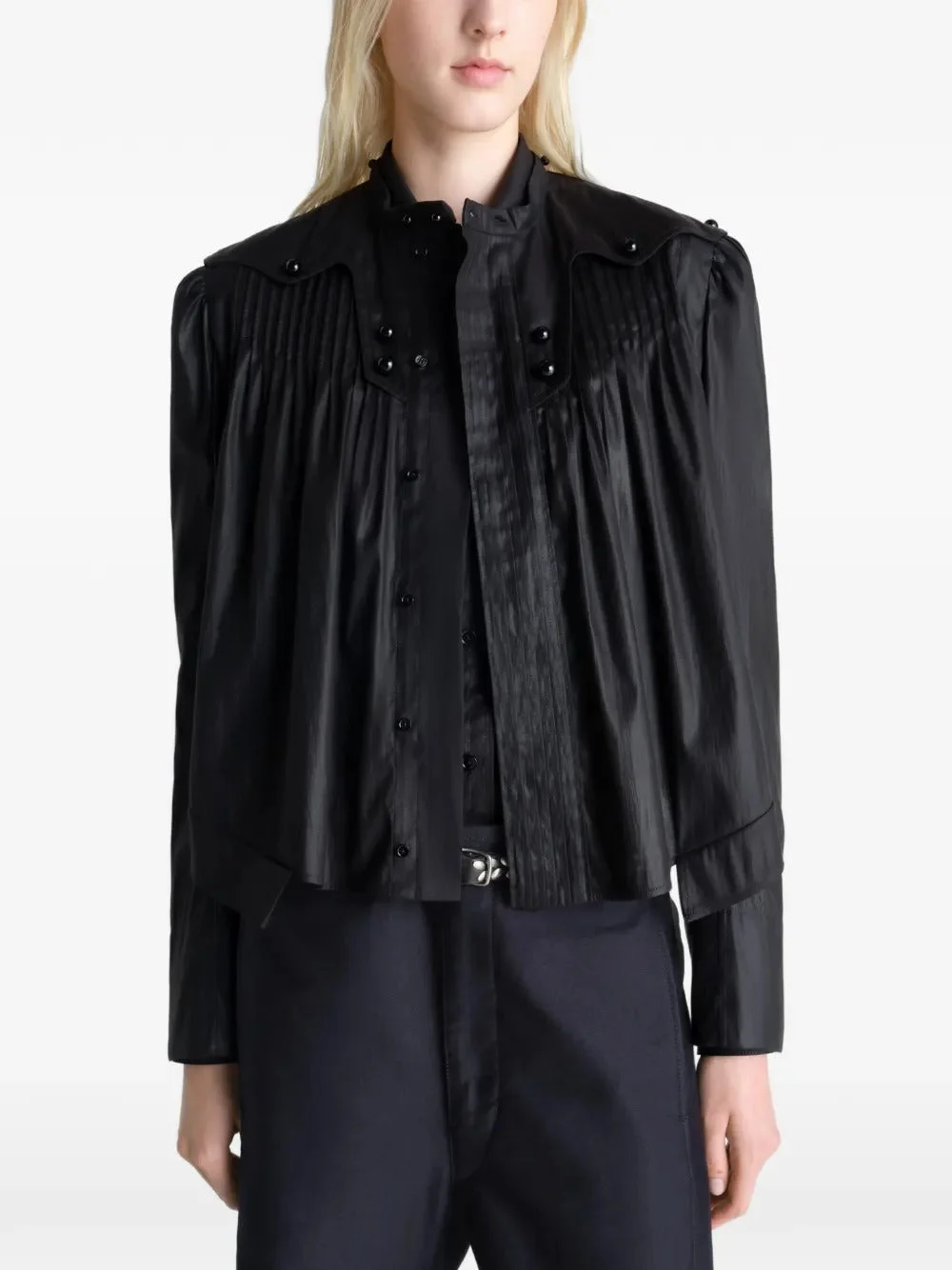 LEMAIRE - Women Pleated Blouse - 1
