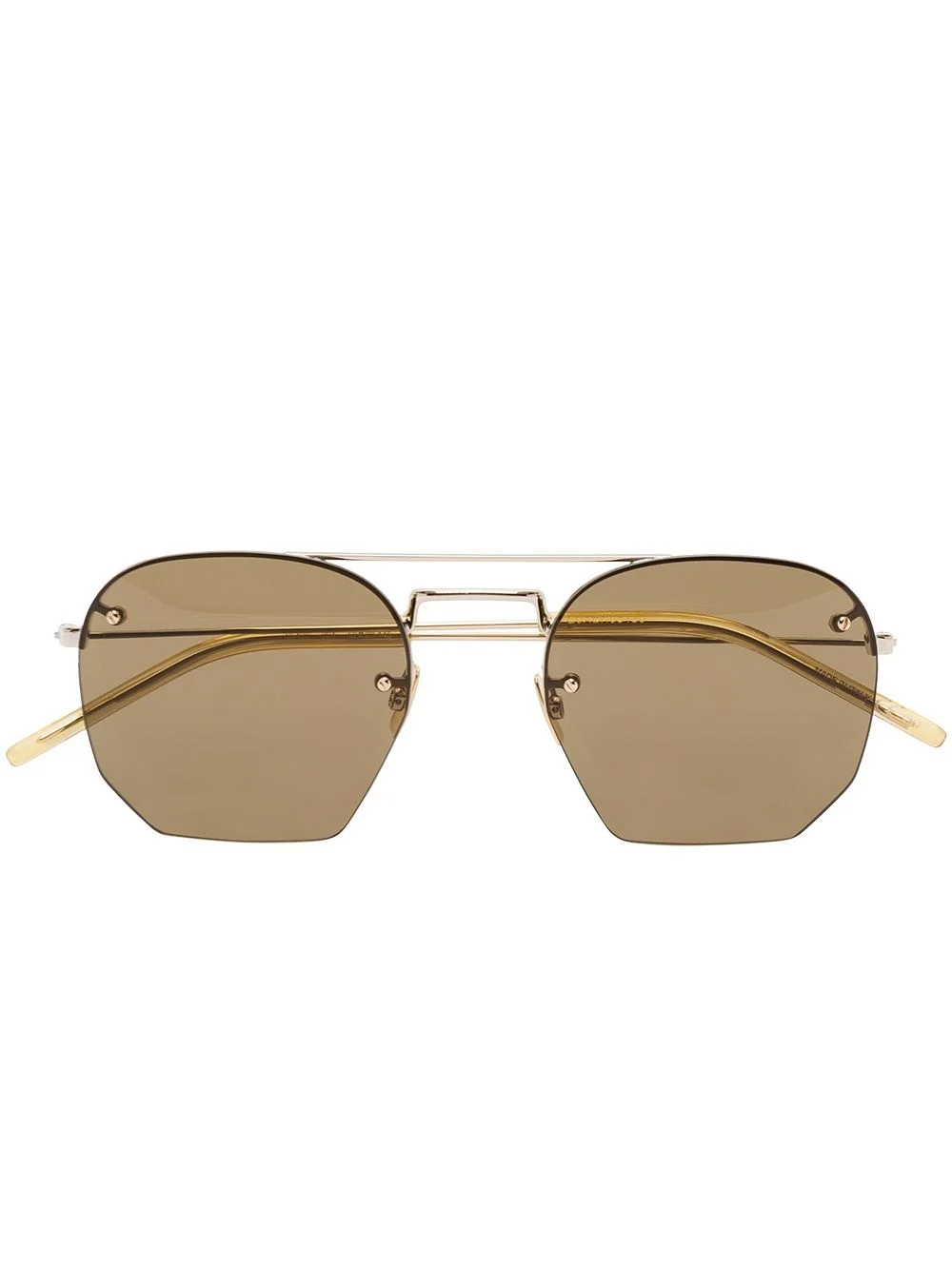 geometric-frame sunglasses - 1