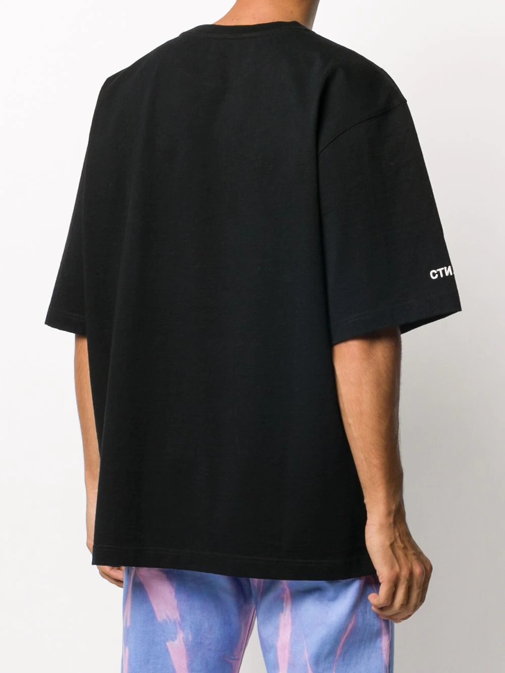 logo-print oversized T-shirt - 4