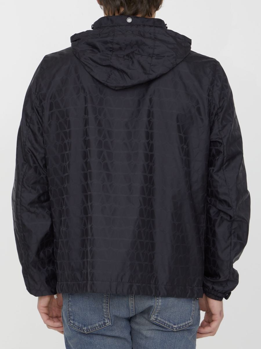 VALENTINO TOILE ICONOGRAPHE NYLON WINDBREAKER - 4