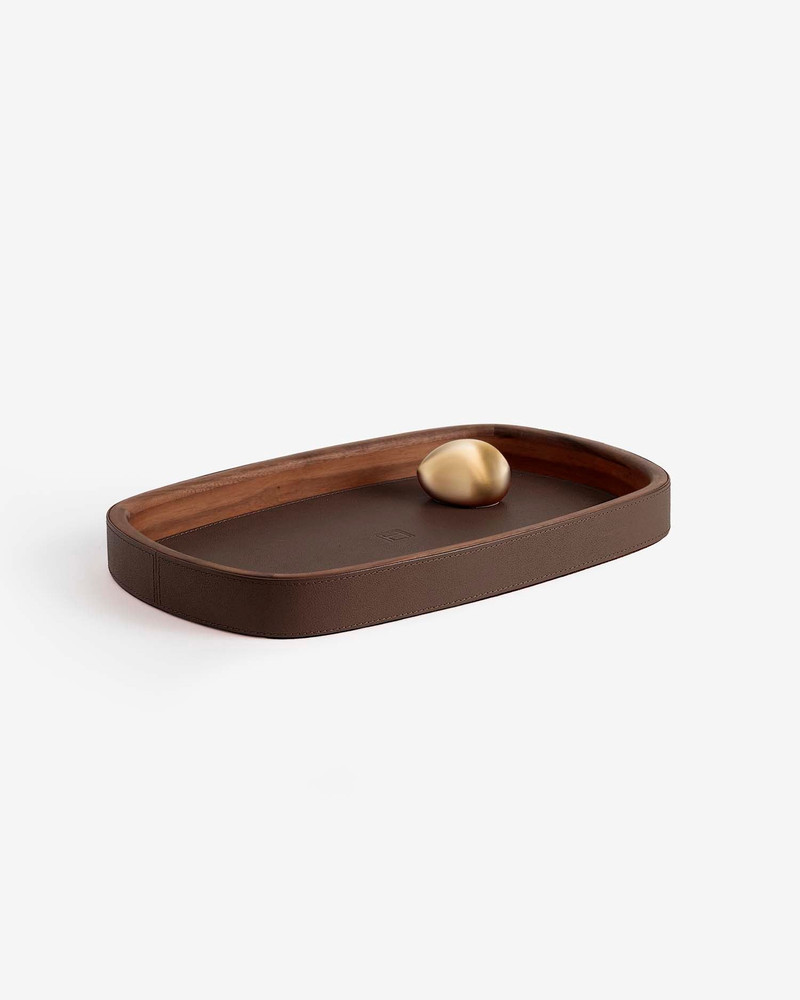Pebble Accessory Tray - Brown 3