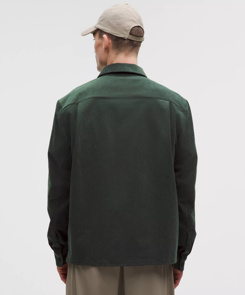 Corduroy Relaxed-Fit Long-Sleeve Button-Up Shirt 3