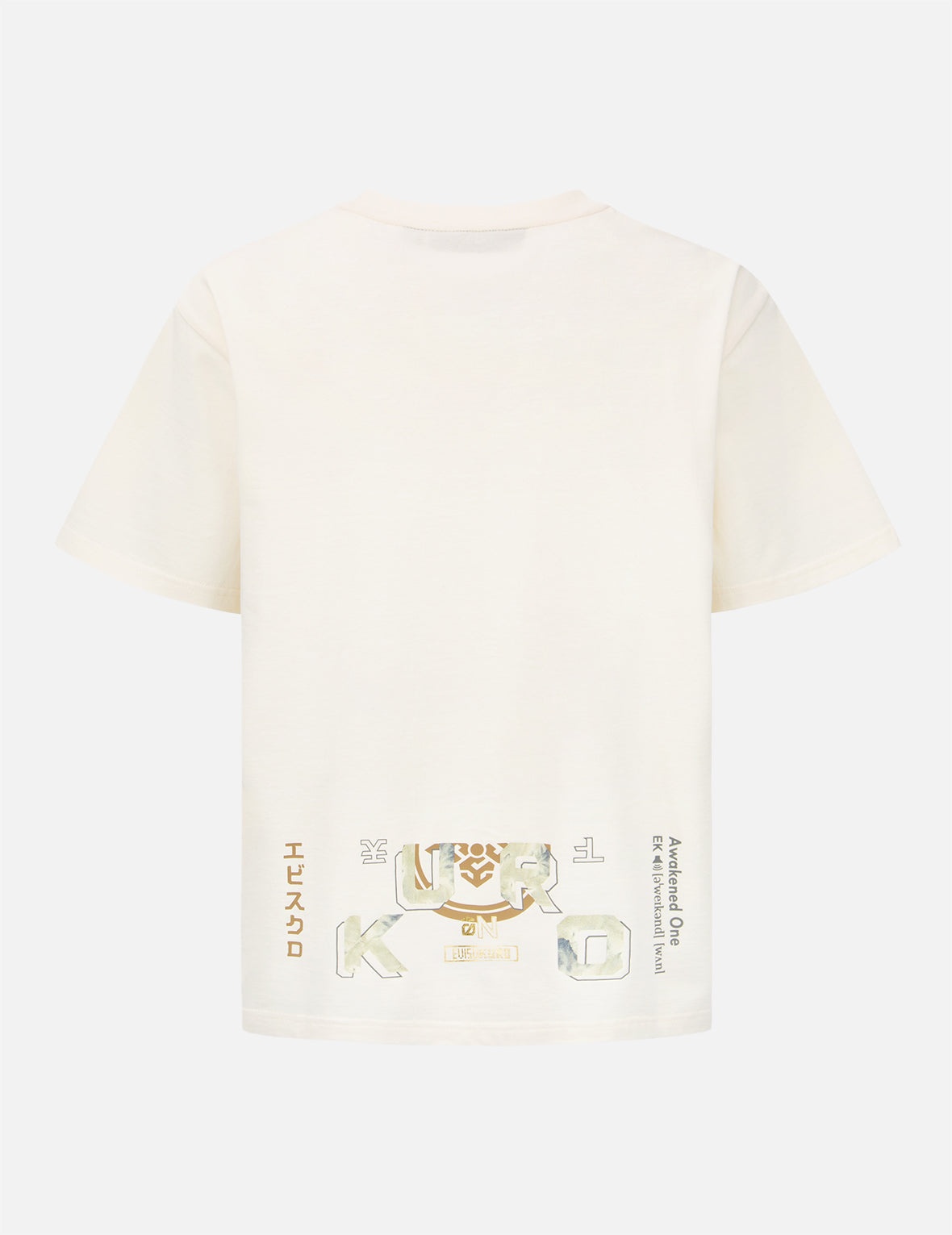 Logo and Kamon Foil Print T-shirt - 8
