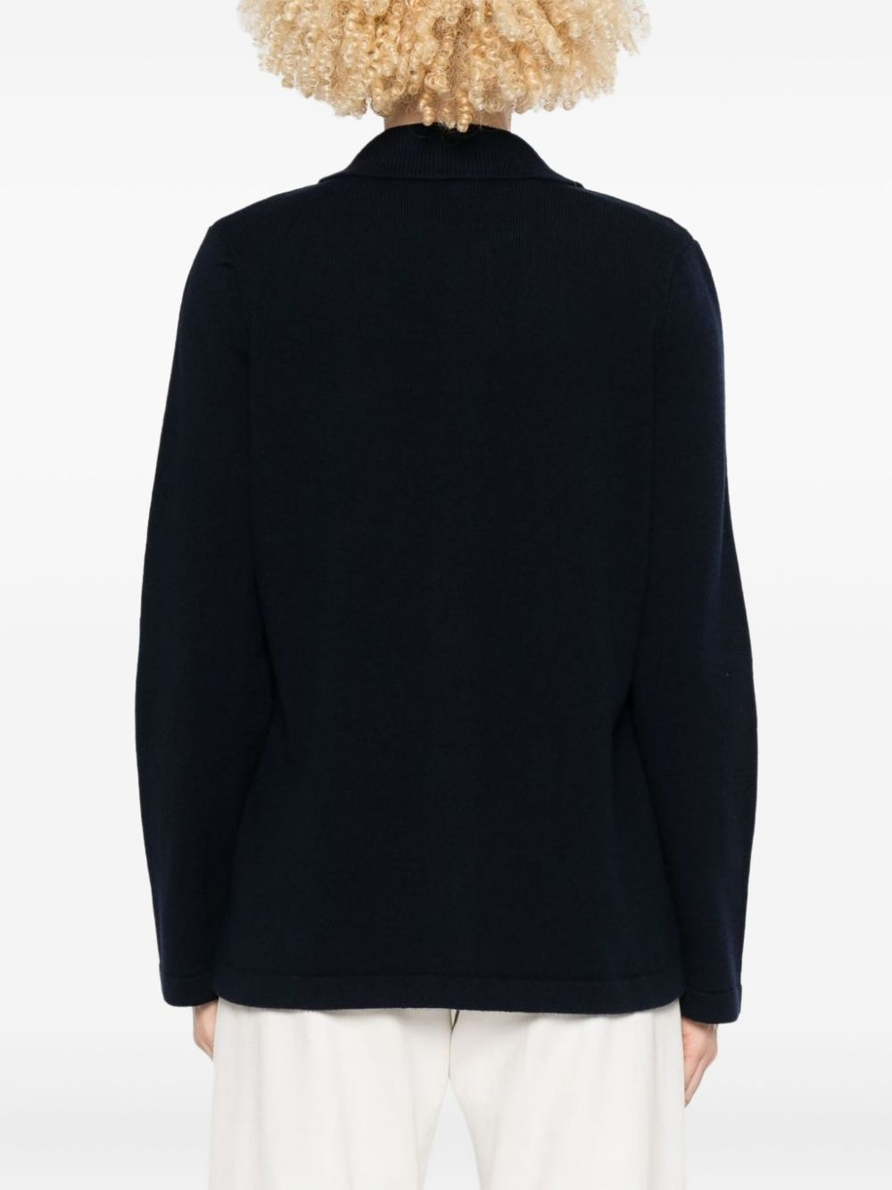 buttoned wool jacket - 4