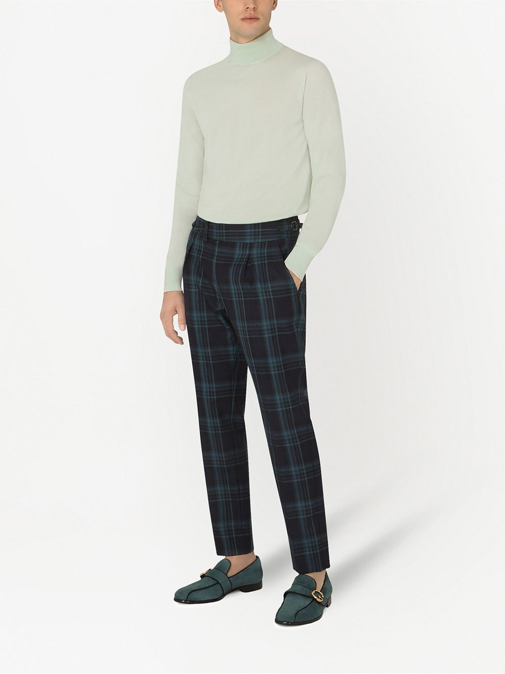 knitted roll-neck jumper - 2