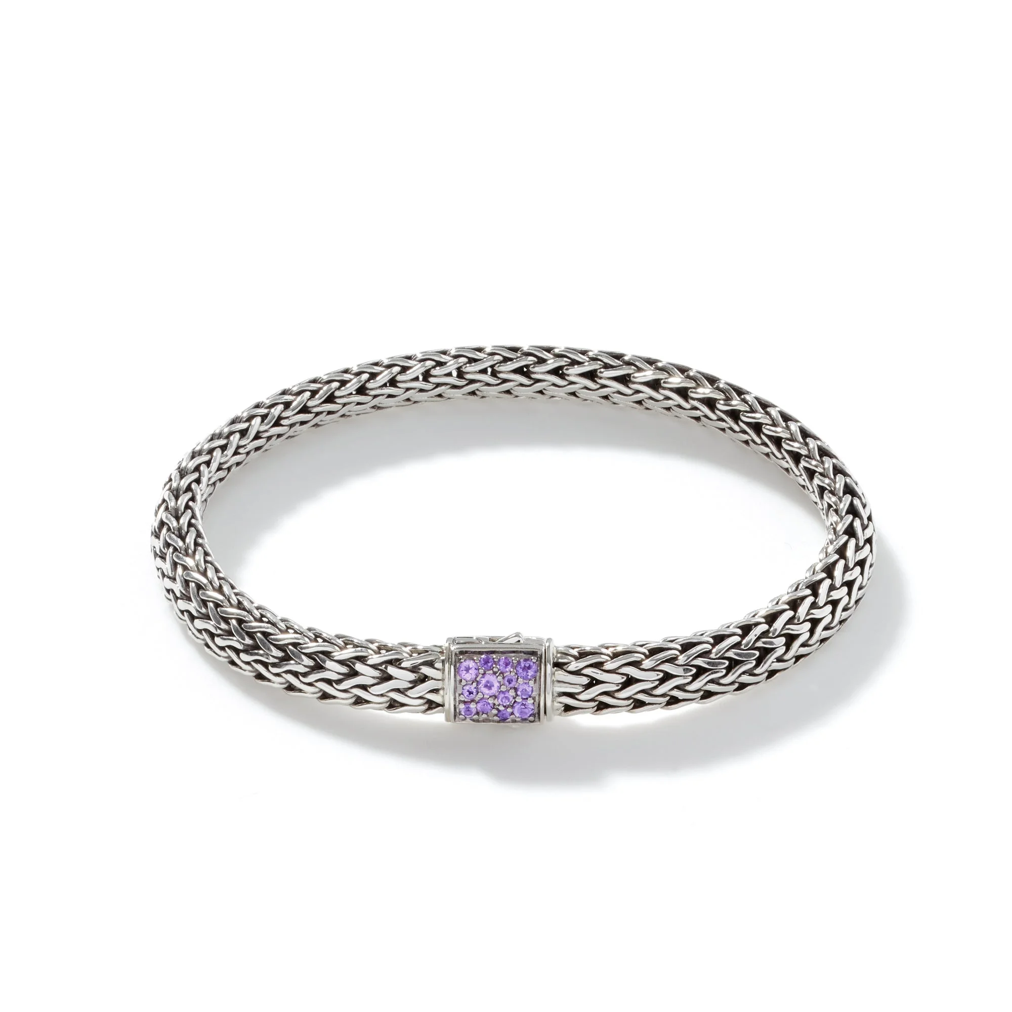 Icon Bracelet, Sterling Silver, Reversible Gemstones, 6.5MM - 1
