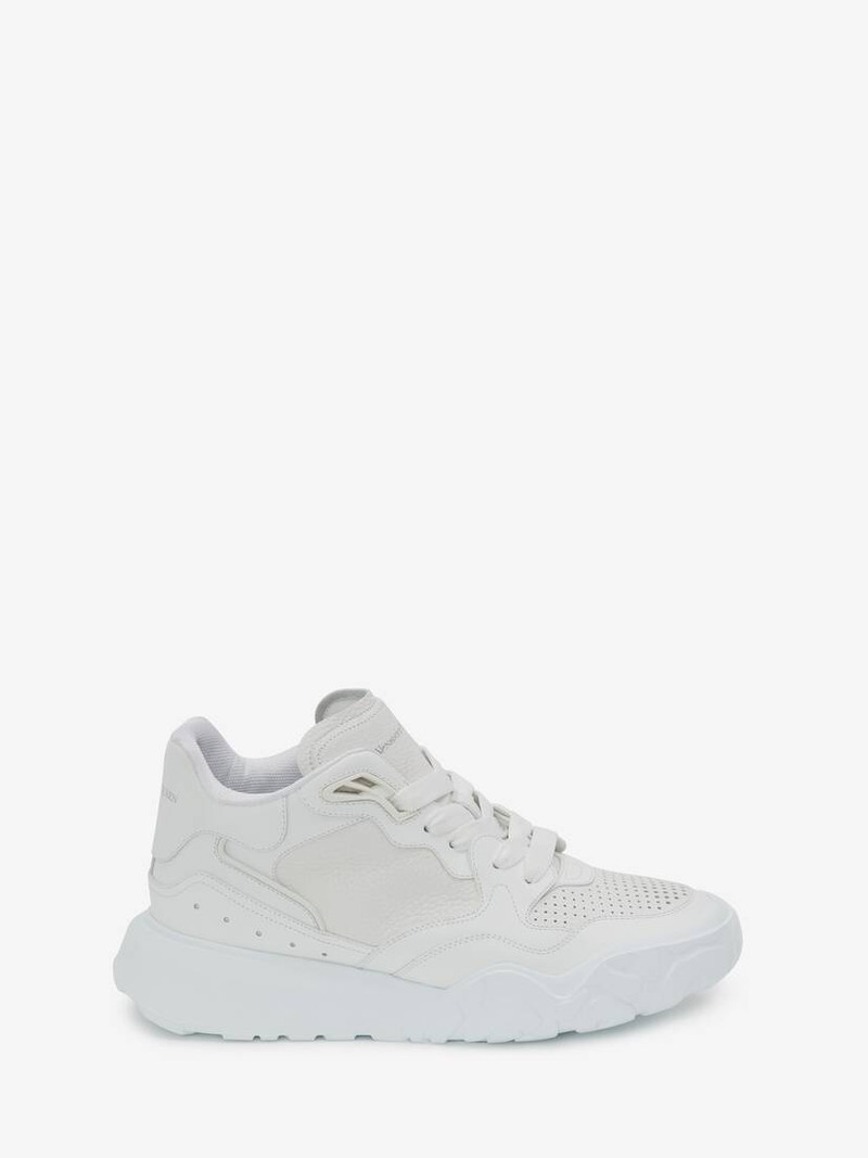 Men's Court Trainer in White/silver - 1