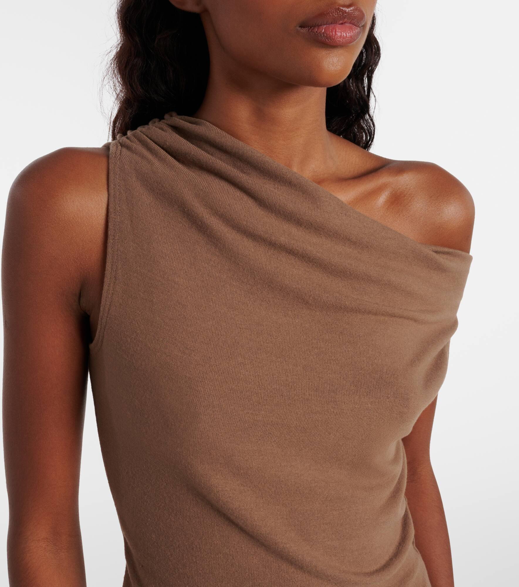 Lauren asymmetric jersey top - 4