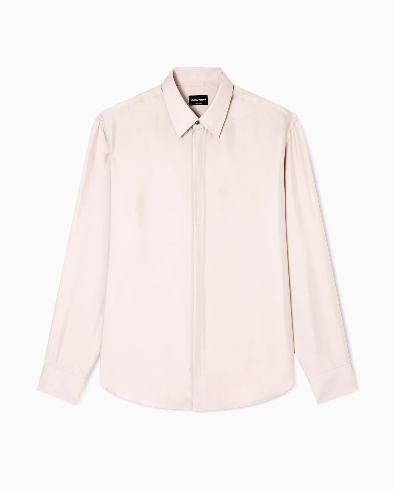 REGULAR-FIT SHIRT IN SILK TWILL - 1