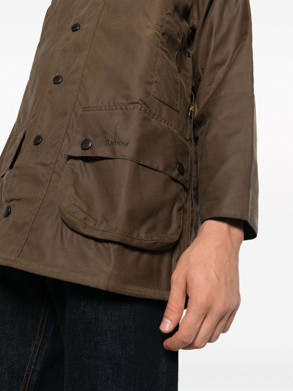 cotton wax-coated jacket - 5