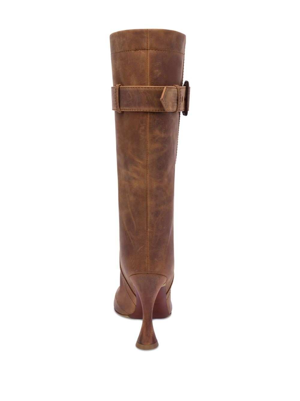 suede biker boots - 3
