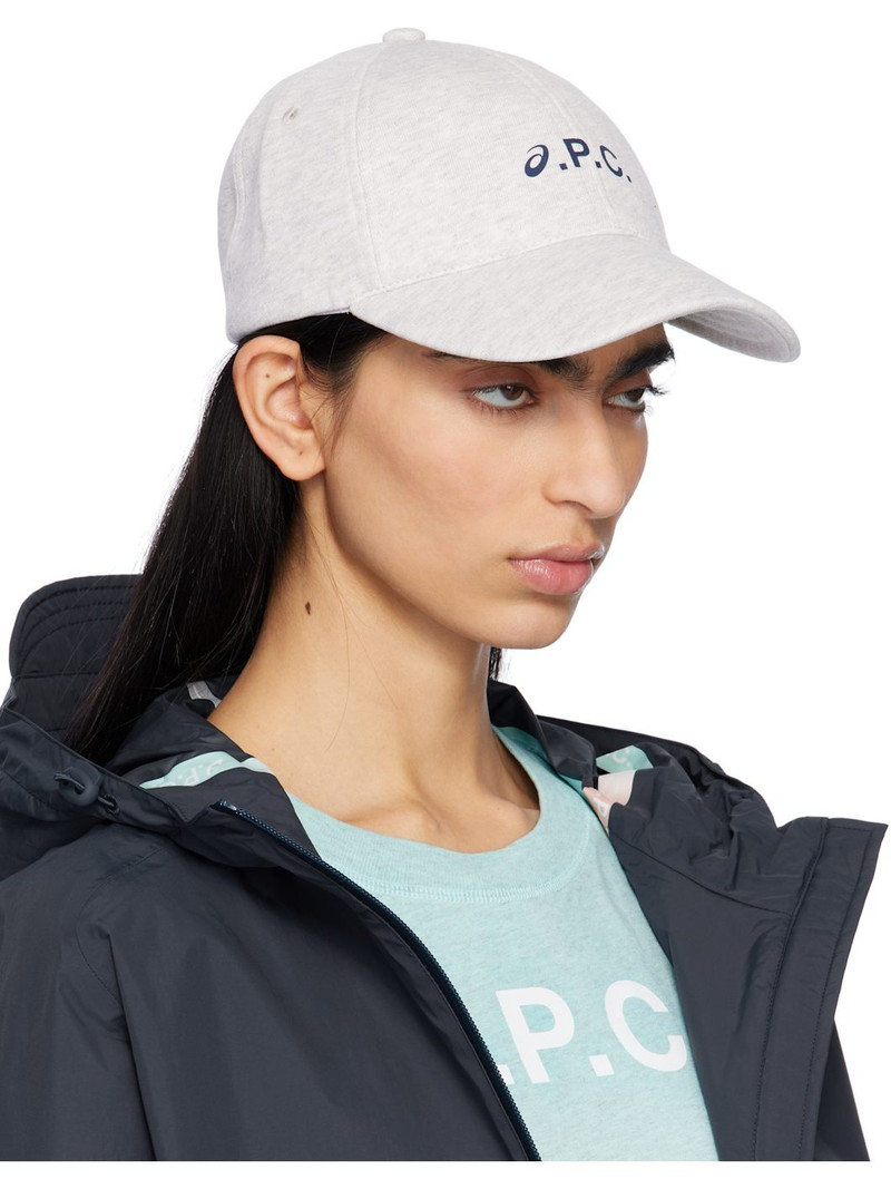 A.P.C. Gray ASICS Edition Charlie Baseball Cap outlook