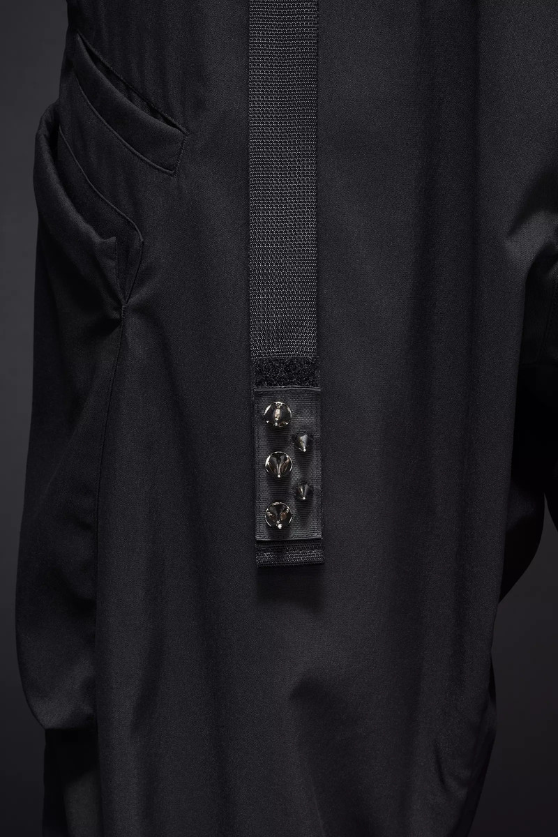 P55-M Nylon Stretch Cargo Trouser Black 14