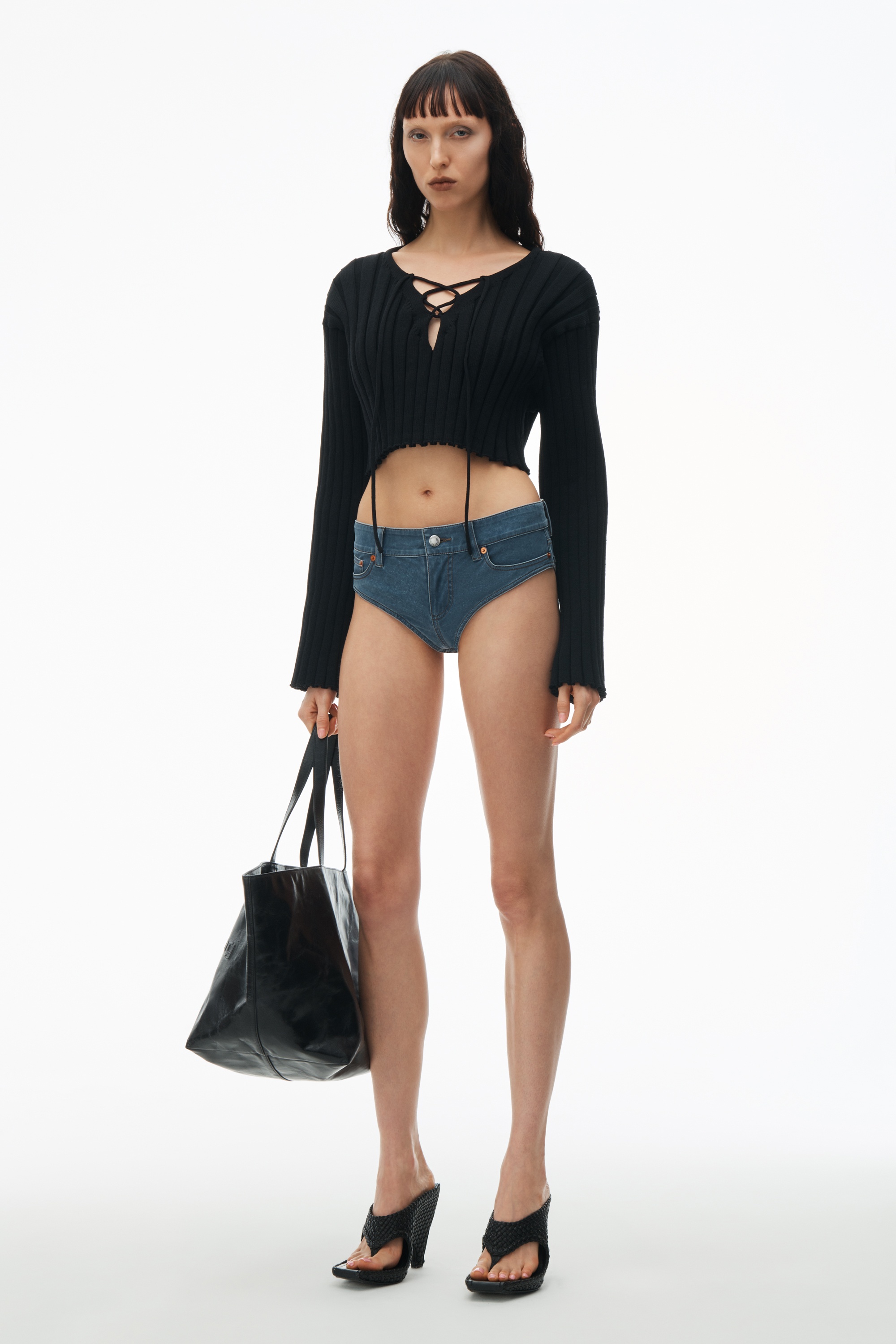 Cropped Pullover With Dropped Shoulder - 5