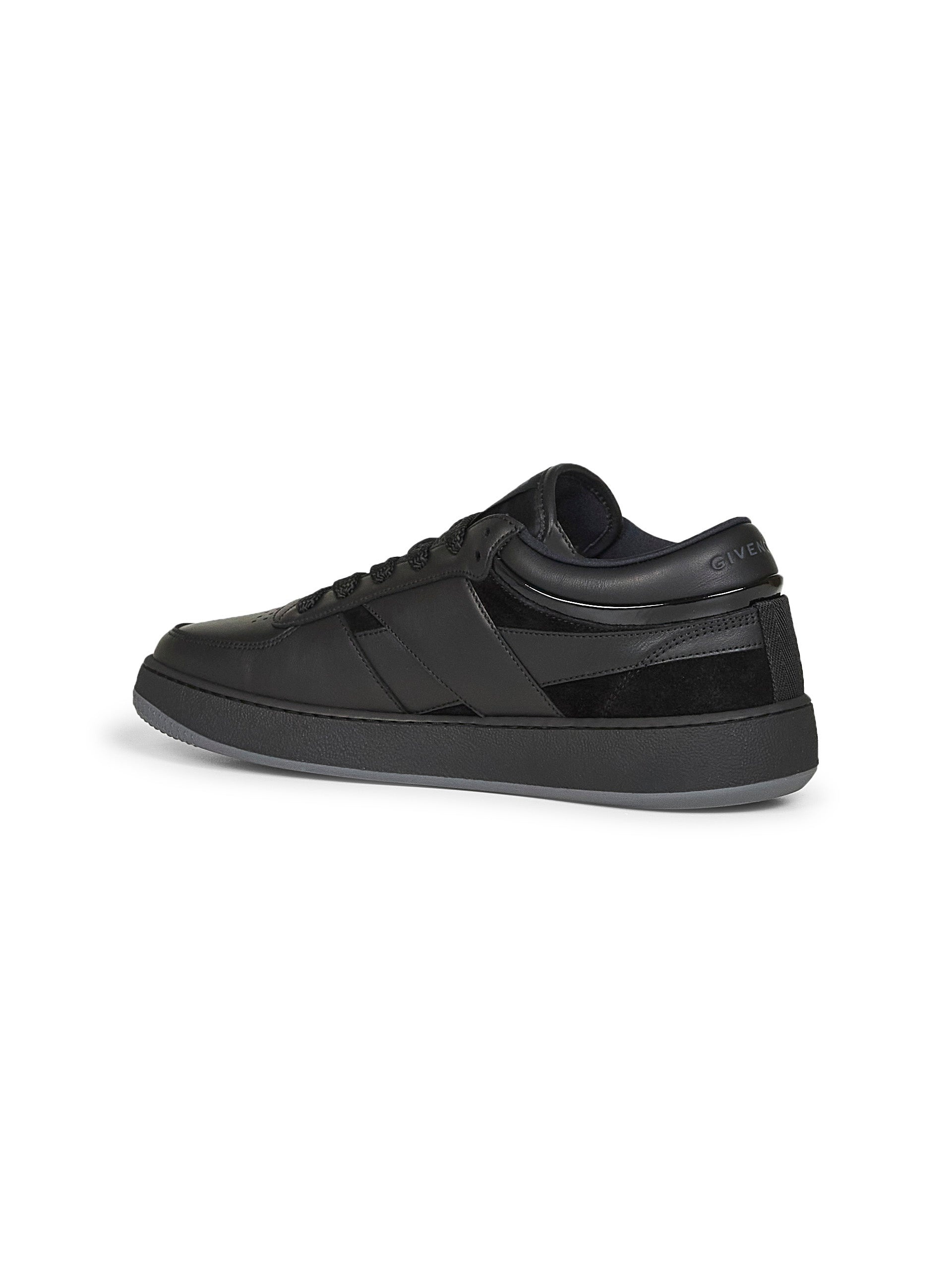 Black mixed leathers G Move sneakers - 3