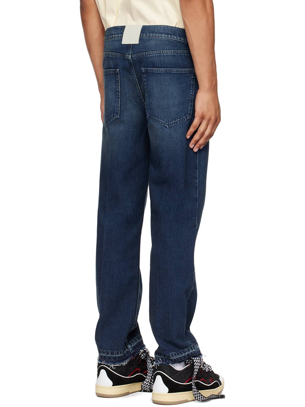 Indigo Straight Jeans - 3